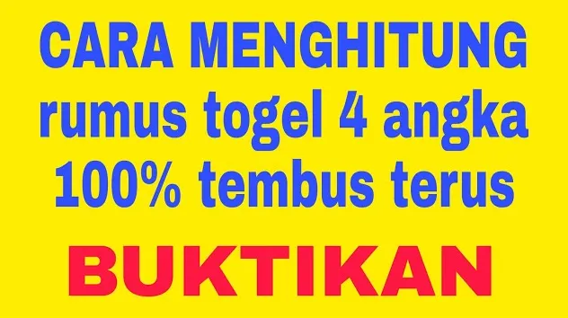 Cara Merumus Togel 4 Angka